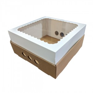 PACKING CAJA BANDEJA DESAYUNO C/VISOR 30x30x12cm COD802
